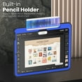 thumbnail image 2 of ShieldFlex for iPad Pro 13 Inch Case M4 (2024) with Pencil Holder, Heavy Duty Shockproof Rugged Stand Cover,Blue, 2 of 9