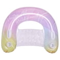 thumbnail image 1 of Flotador inflable Btafrte de Lentejuelas Brillantes con portavasos, 1 of 9