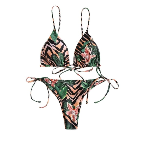 QLEICOM Womens Swimsuits Tummy Control Plus Size Swimsuit Coverup Plus Size Print Swimjupmsuit Swimsuit Beachwear Padded Swimwear Green L