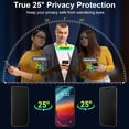 thumbnail image 2 of Protector de pantalla mate con privacidad Esanik para iPhone Air 2 unidades, 2 of 7