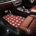 thumbnail image 6 of Pofeuu Cute Pig with Coins Print Car Foot Mat Set of 4 Pieces - All-Weather Full Set Floor Mats for Cars Trucks SUVs, 6 of 7