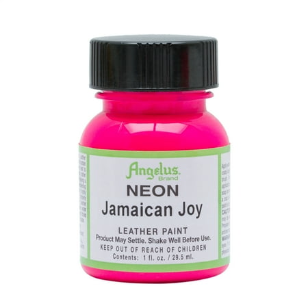 UPC: 0086366711224 | Angelus® Neon Leather Paint 1 oz. Jamaican Joy