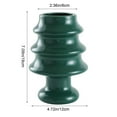 thumbnail image 3 of PONPRNGY Christmas Tree Small Filler Cremic Cute Flower Vase Decor Modern Unique Flowers Centerpieces for Tables Bathroom Living Room Boot Base Vase, 3 of 6