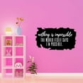 thumbnail image 3 of The World Itself Says I'm Possible Nothing Is Impossible Motivational Quote Decal Wall Art Sticker Designs Vinyl Stickers For Home House Walls Rooms Windows Bedroom Decoration Size (28x28 inch), 3 of 3