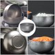 thumbnail image 2 of Tazón de cereal de sopa Cuenco de acero inoxidable Robusto de arroz inquietante Cuenco de la cocina, 2 of 6