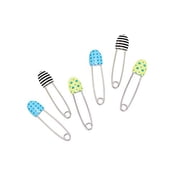 Sassy Deco Diaper Pins, 6 pack