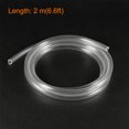 thumbnail image 2 of Uxcell Vinyl Tubing Plastic Pipe Air Water Hose with Clamps 6mm x 9mm, 2 of 5