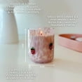 thumbnail image 6 of Mainstays 1-Wick Art Glass Scented Jar Candle, Strawberry Breeze, 8.5 oz., 6 of 9