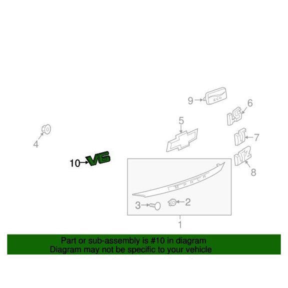 GM 23191952 Plate Asm-R/Cmpt Lid Eng Na