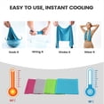 thumbnail image 3 of Paquete de 4 Toallas Refrescantes, Toallas de Gimnasio Transpirables, Toallas Refrescantes para Cuello y Cara para Gimnasio, Yoga, Camping, Fitness, Correr, 3 of 5
