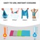 thumbnail image 3 of Paquete de 4 Toallas Refrescantes, Toallas de Gimnasio Transpirables, Toallas Refrescantes para Cuello y Cara para Gimnasio, Yoga, Camping, Fitness, Correr, 3 of 5