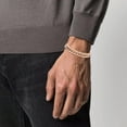 thumbnail image 2 of Metal Copper Bracelet 99.9% Pure Copper Cuban Link Design Satisfactory Gift for Men, 2 of 5