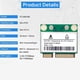 thumbnail image 4 of RTL8852BE WiFi 6 Network Card with 8DBI Antennas BT 5.2 Mini PCI-E A, 4 of 5