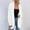 White, variant on LOVZFMLL Cardigan for Women's Cardigan Color Coarse Knit Loose Oversized Knitwear