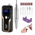 thumbnail image 1 of Taladro de uñas MOCOWIND portátil de 35000 RPM, recargable, negro, 1 of 7
