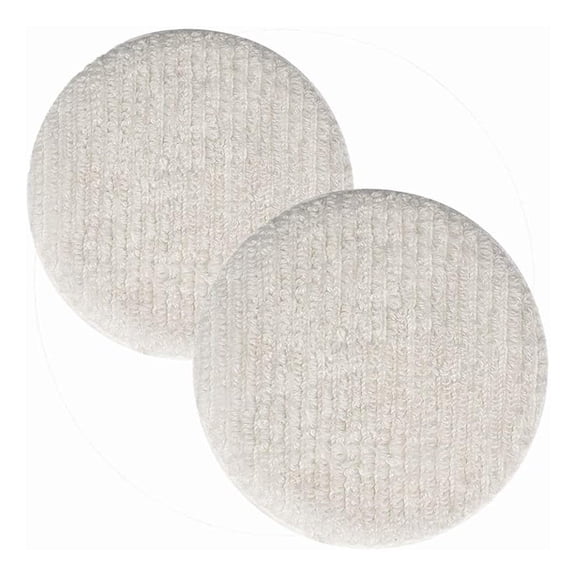 Cloth Carpet Bonnet 2-Pack - 12 Inch Orbiter Floor Machine Pads - Washable Microfiber Cleaning Bonnets for Hard Floors & Carpets - ORK437053 Replacement