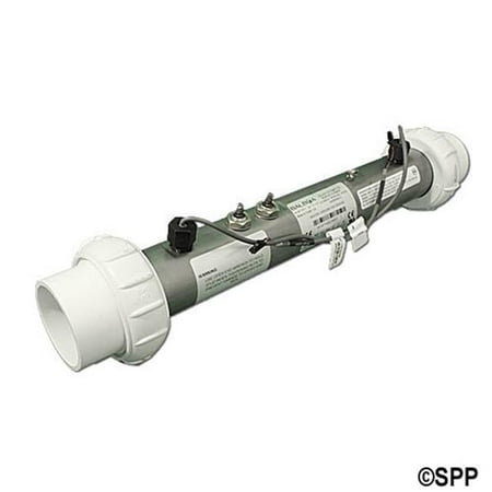 Balboa 2 x 15 in. M7 Euro 50 Hz 3kW Heater Assembly with 2 Sensors  2 in. Tailpieces & Plastic Box - 230V