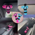 thumbnail image 4 of 2-Pack Car Safety Hammers, 3-in-1 Emergency Tool with Window Breaker and Seat Belt Cutter, with Reflective Strips, Suitable for Home Safety, Emergency Tool for Cars (Pink/Blue), 4 of 5