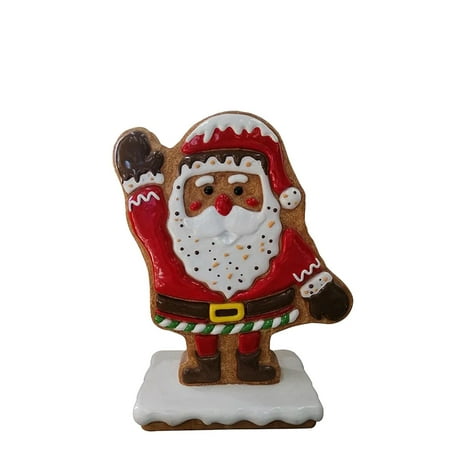 Gingerbread Santa Cookie Over Sized Statue