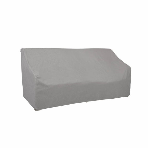 Modern Leisure Garrison Patio Loveseat Cover, Waterproof, Large, 76"L x 38"W x 38.25"H, Granite Gray