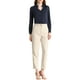 thumbnail image 2 of CAMISA DE BOTONES DE MANGA LARGA EN V ELEGANTE PARA MUJERES CHIC XL AZUL MARINO, 2 of 7