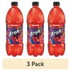 (3 pack) Lipton Brisk Fruit Punch Juice, 1 Liter, Bottle