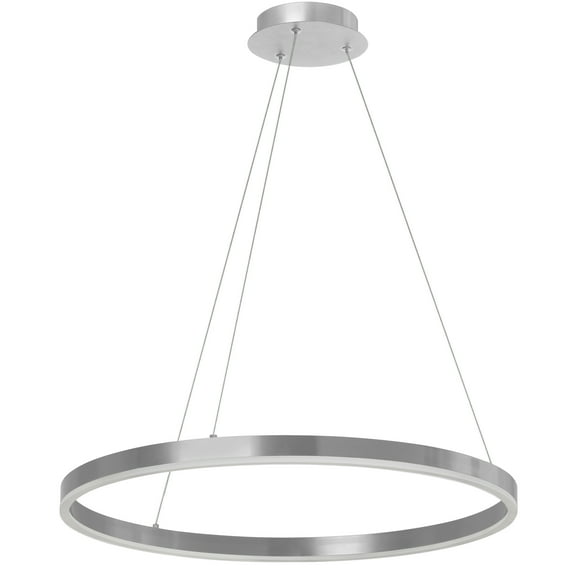 Dainolite 34W Chandelier, SV with FR Acrylic Diffuser