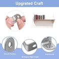thumbnail image 3 of Small Brackets, 8PCS L Brackets, Small L Shaped Brackets, 20mm Right Angle Brackets with Screws, 3 of 5