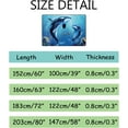thumbnail image 2 of Crawling Indoor Carpet Play Mat Adorable Killer Whales Ocean for Living Room Bedroom Educational Nursery Floor Mat Area Rugs 60x39in, 2 of 6