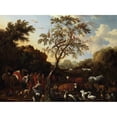 thumbnail image 3 of Lodewijk Tieling 14x11 Black Modern Framed Museum Art Print Titled - The Ark (ca. 1700), 3 of 5