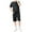AB625 Black, variant on Bainana Toddler Boys 2 Pieces Outfit Set Tie Dye Print Short Sleeve Crew Neck Tops And Shorts Set Casual Handsome Little Boys Party Play Street Casual Wear Size 4-5 Years