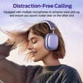 thumbnail image 2 of Bluetooth Headphones Over Ear, 65Hrs Playtime Wireless Headphones,Bass Boosted by 90%,Lightweight Headset with Deep Bass, Clear Call with 4 Noise Cancelling Mics,Low Latency for Travel Work Cellphone, 2 of 8