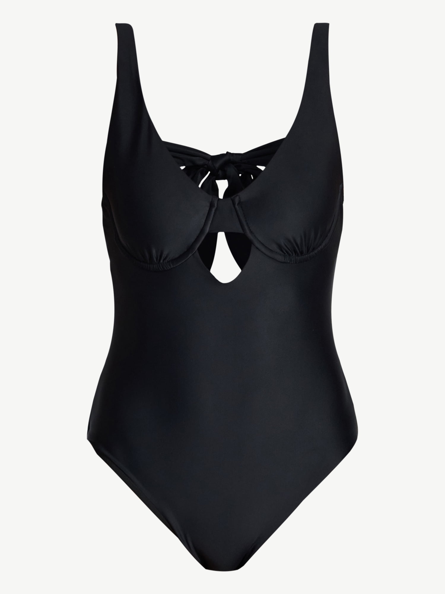 Time and Tru Women's and Women's Plus Size Underwire One Piece Swimsuit, Sizes XS-3X