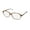 nude horn, variant on NEW VERA WANG LUXE EDEN WOMENS/LADIES OVERSIZED FULL-RIM BLONDE FRAME DEMO LENSES 54-15-140 EYEGLASSES/GLASSES