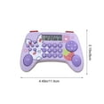 thumbnail image 3 of Game-Style Calculator | Custom-Shaped Handheld Portable Digital Calculator | 8-Digit LCD Display | Quiet Rubber Buttons | Office Budgeting Tool | 1 Pc | 11.4x8cm, 3 of 6