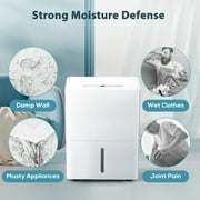 Auseo22 Pint Dehumidifier, 1000 Sq.Ft Coverage Area, 24H Timer & Sleep Mode, Filter Cleaning, Basement/Bedroom