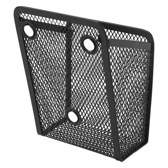 LYINGF Wire Mesh Storage Baskets, Stainless Steel Pen Basket, Metal Writing Utensil Storage Organizer for Whiteboard, Blackboard, Kitchen, Locker, Home, Office, Mesh
