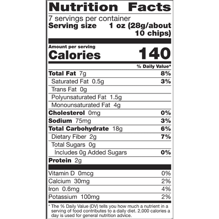 Food Should Taste Good Blue Corn Tortilla Chips, 7 Oz.