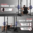thumbnail image 4 of MITONOS 2000LBS Power Cage, Multi‑Function Squat Power Rack with LAT Pulldown, Pull‑Up Bar & Cable Pulley System for Home Gym, 4 of 12