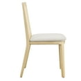 thumbnail image 6 of Monarch Dining Side Chair in Antique White Natural Heathered Weave Ivory, 6 of 9