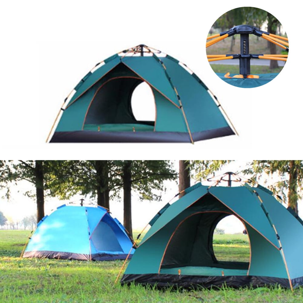 34 Person Camping Tent Automatic Tent TwoDoor Dome Tents Waterproof