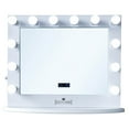 ReignCharm Cinema Series Hollywood Vanity Mirror with Bluetooth Speakers, 12 LED Lights, Dual
