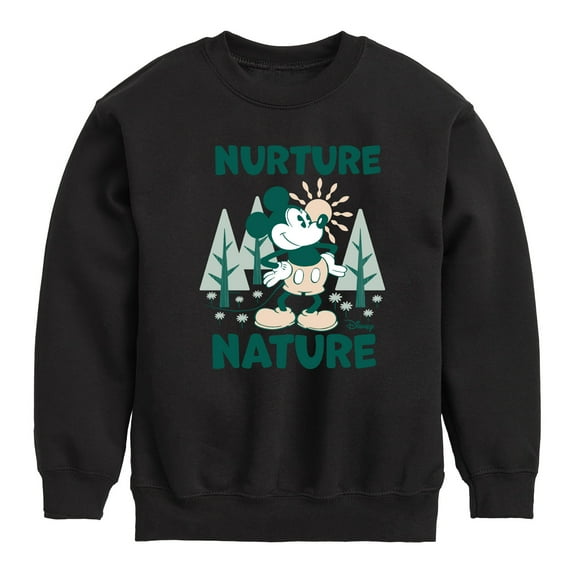 Disney - Mickey Nature - Toddler & Youth Crewneck Fleece Sweatshirt