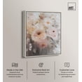 thumbnail image 2 of Pastel Flowers Canvas Print Fashion Decor by Art Remedy, Silver Frame, 16 x 20, 2 of 6