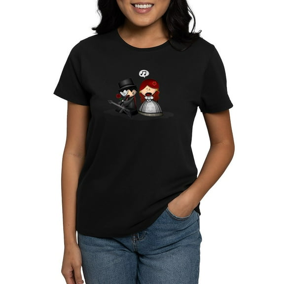 CafePress - The Phantom Of The Opera T Shirt - Women's Traditional Fit Dark T-Shirt