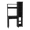 Black#1, variant on Home Office Desks, Desk Logan, Five Cubbies, White Finish, White Office Desks,Particle Board Computer Desks, Furniture Office Desks & Work Surfaces
