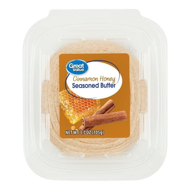 Great Value Cinnamon Honey Seasoned Butter, 3.7 Oz.