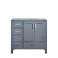 thumbnail image 3 of Jacques 36 in. W x 22 in. D Right Offset Dark Grey Bath Vanity, 3 of 9