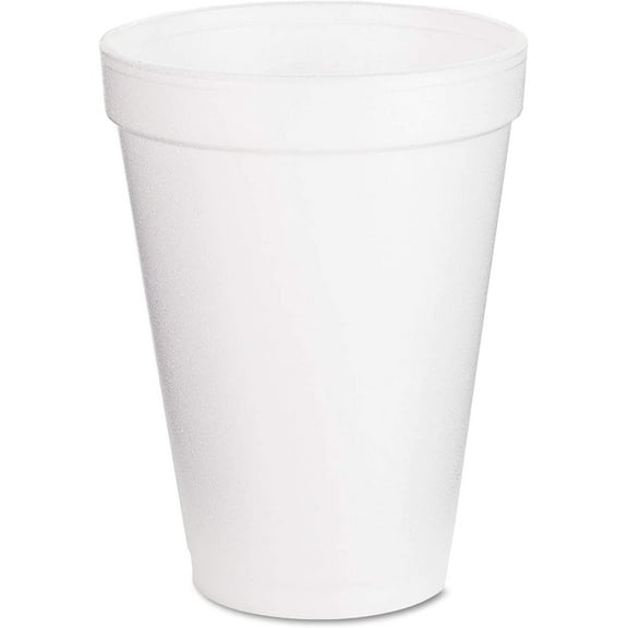 GeSHOP 12J12bg Drink Foam Cups 12Oz 25/Pack