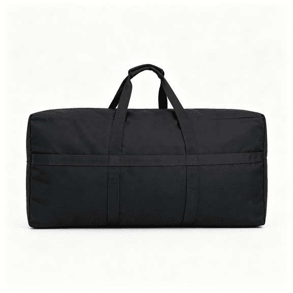 GASTROPOD Extra Large Canvas Duffle Bag for Travel,Bigxl Oversized Foldable Storage Bags with Reinforced Handles&Lockable Zipper-Oversized Canvas Duffle Bag Black,80L